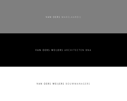 Van Oers Weijers Architecten Logo